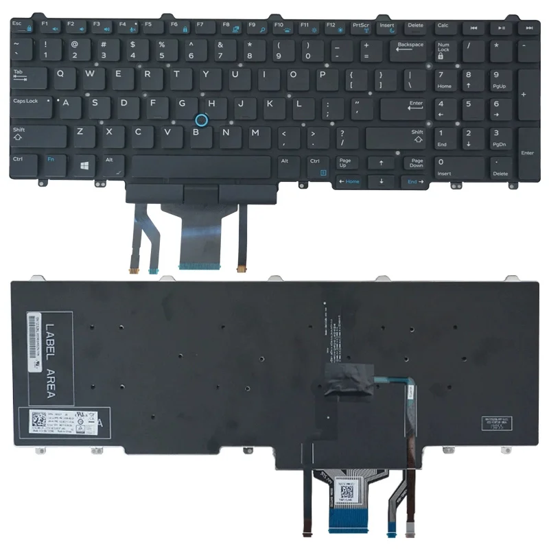 

Новая сменная Клавиатура для ноутбука, совместимая с DELL Precision 3530 3520 15-3530 M3530 P60F 7520