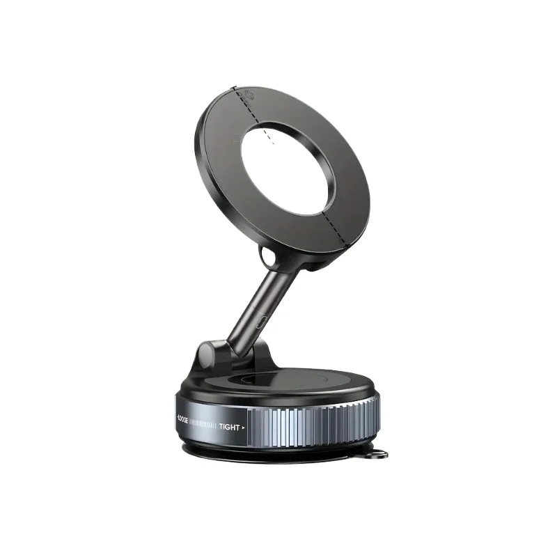 K007 Strong Magnetic Phone Holder-Foldable 360°Adjustable Mount with Vacuum Base for Car/Desk/Bathroom, Universal Hands-Free Use