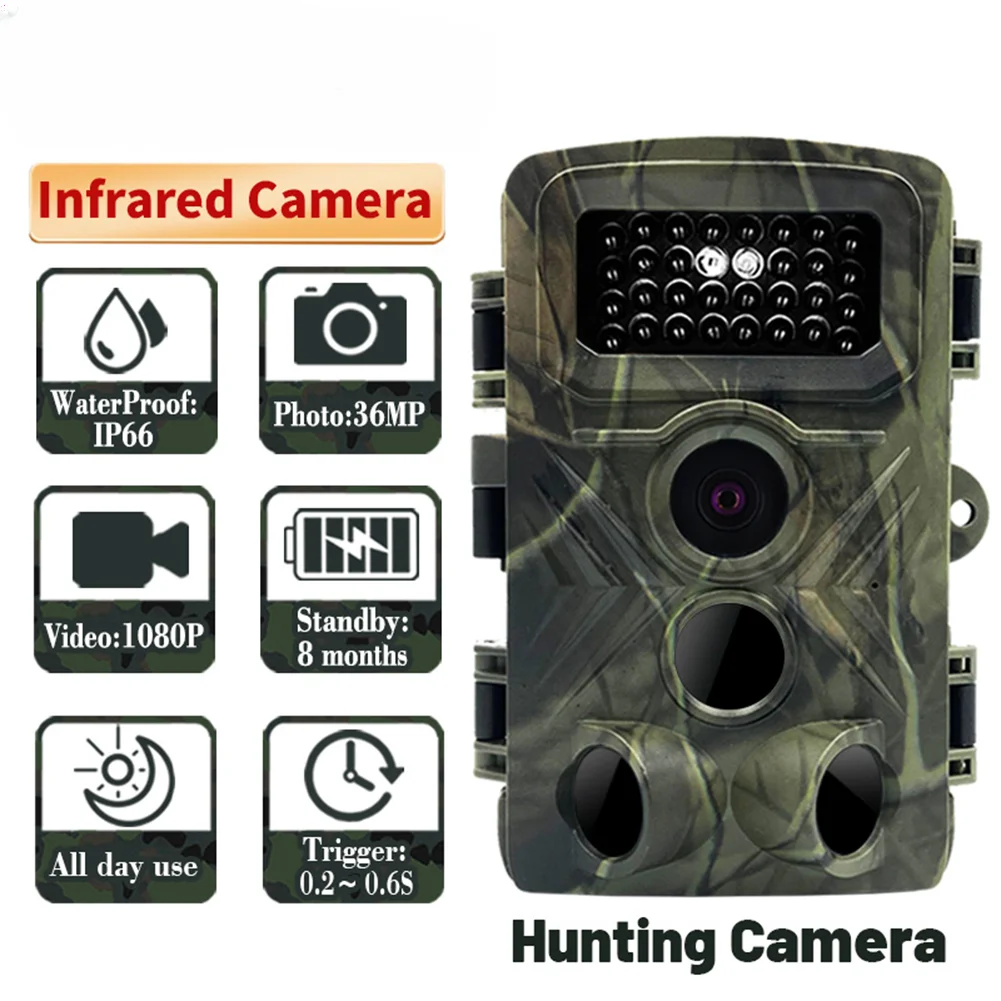 

940nm IR LED Mini Outdoor Trail Hunting Camera Wildlife Camcorder 1080P HD Forest Animal Cam Trap Surveillance Tracking Device