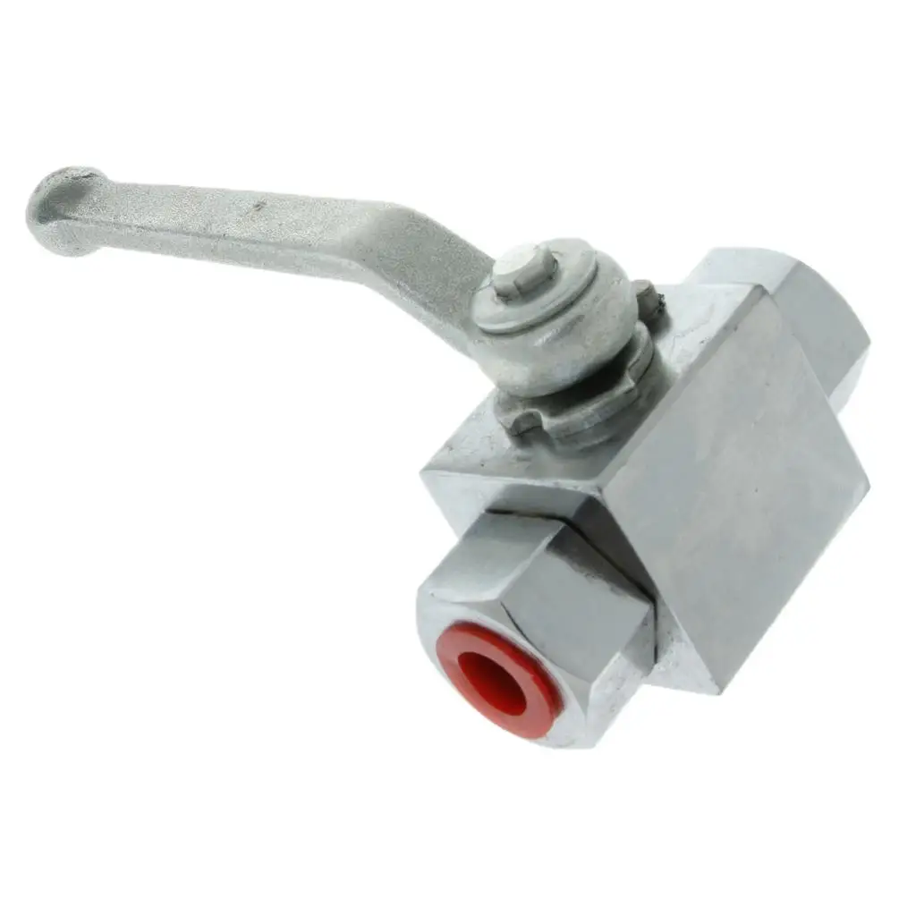 BSP 2 Way High Pressure Hydraulic Steel Ball Female DN10 3/8