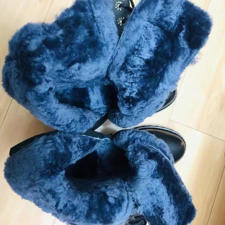 2024 New Winter Motorcycle Boots Buckle Women British Style Mid-calf Women's Short Boot Gothic Square Heel Women Shoes Plus Size