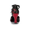Customsize Latin Dance Shoes Ladies Female Tango Ballroom Modern Dancing Shoes Girls Practice Competition Black Red Wholesale 3