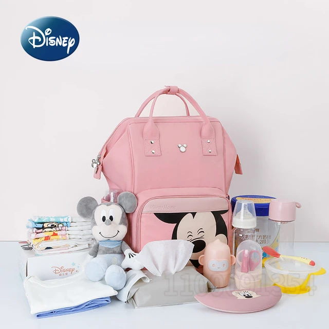 Disney-Sac à langer de dessin animé multifonctionnel pour bébé