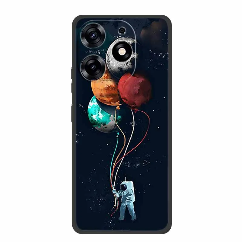 Black Silicone Soft Back Cover Case