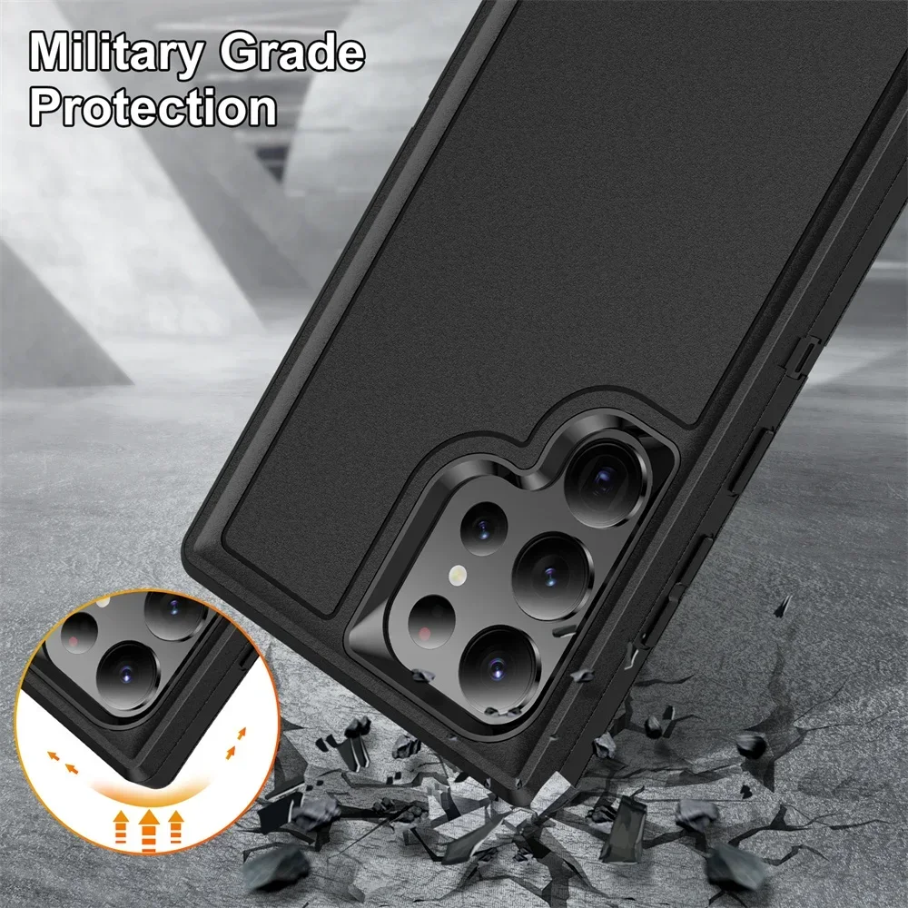 Heavy Duty Shockproof Rugged Protective Case with Full Cover