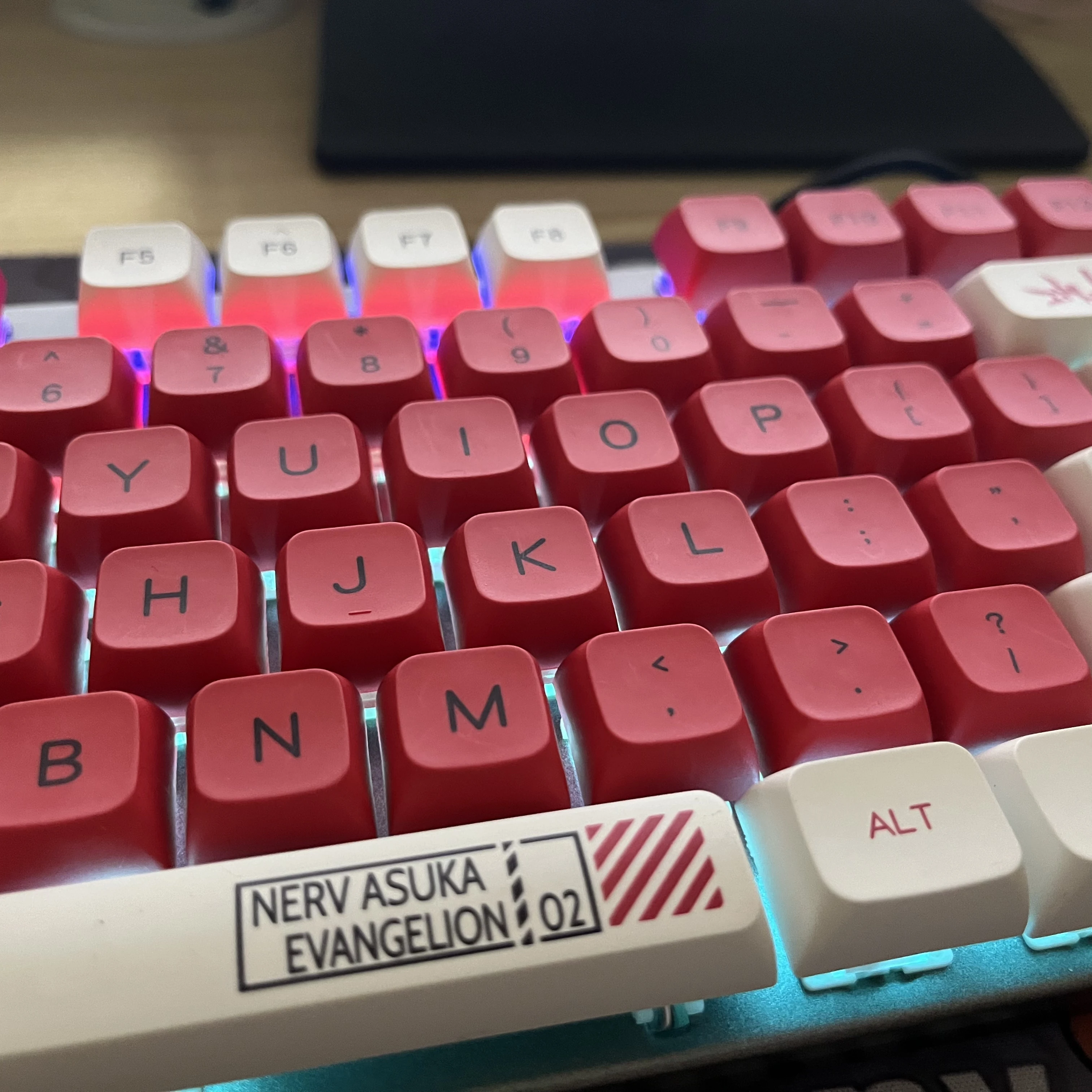 Evangelion-02 Keycaps, 138 Chaves, EVA Segunda Máquina,