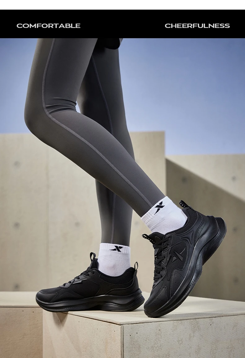 Xtep احذية الجري النساء عدم الانزلاق أحذية ناعمة خفيفة الوزن تنفس توسيد التدريب المرأة أحذية رياضية 877418110023