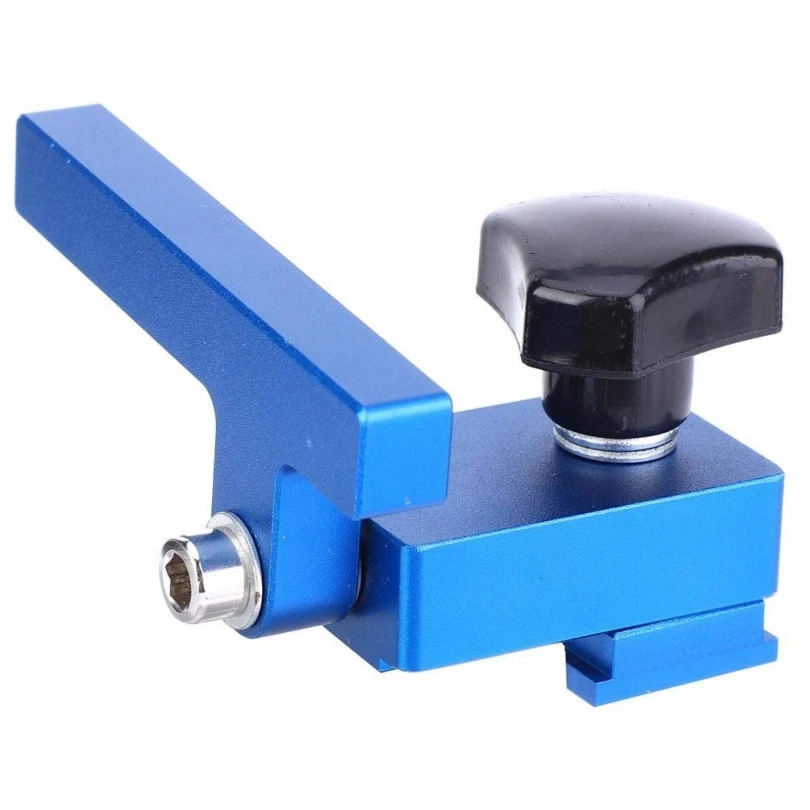 Type 30 Aluminum Alloy Material Woodworking Chute Connector Miter Rail Stopper T Slot Backer Connector Limiter