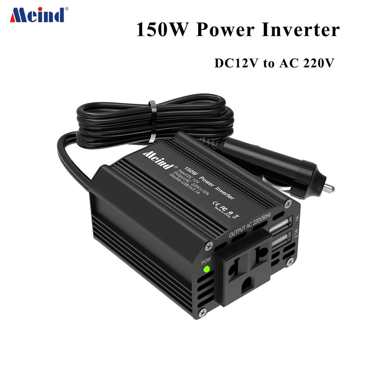 Car Inverter 150w 12v to 220v For car