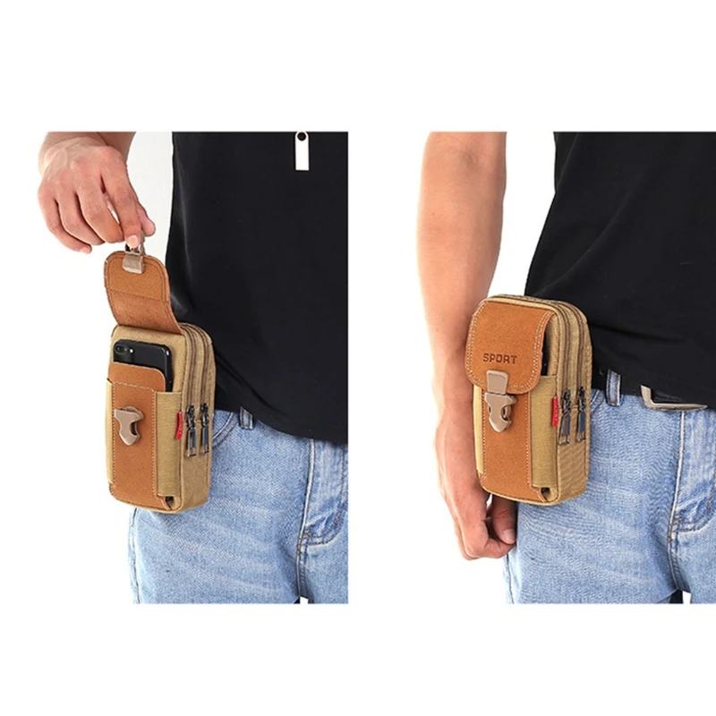 Waist Pack Universal Waist Bag Pouch Belt Card Holder Pocket Men Wallet Phone Case Cover