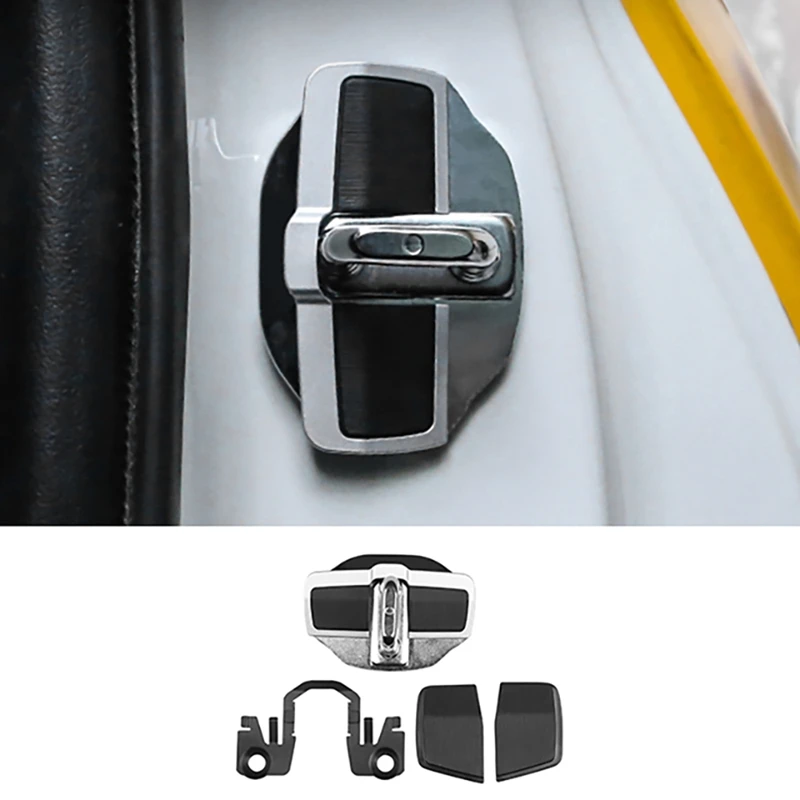 Door Stabilizer Door Lock Protector Latches Stopper Covers for Honda Accord Civic CRV HRV 2 Set car door protection pad