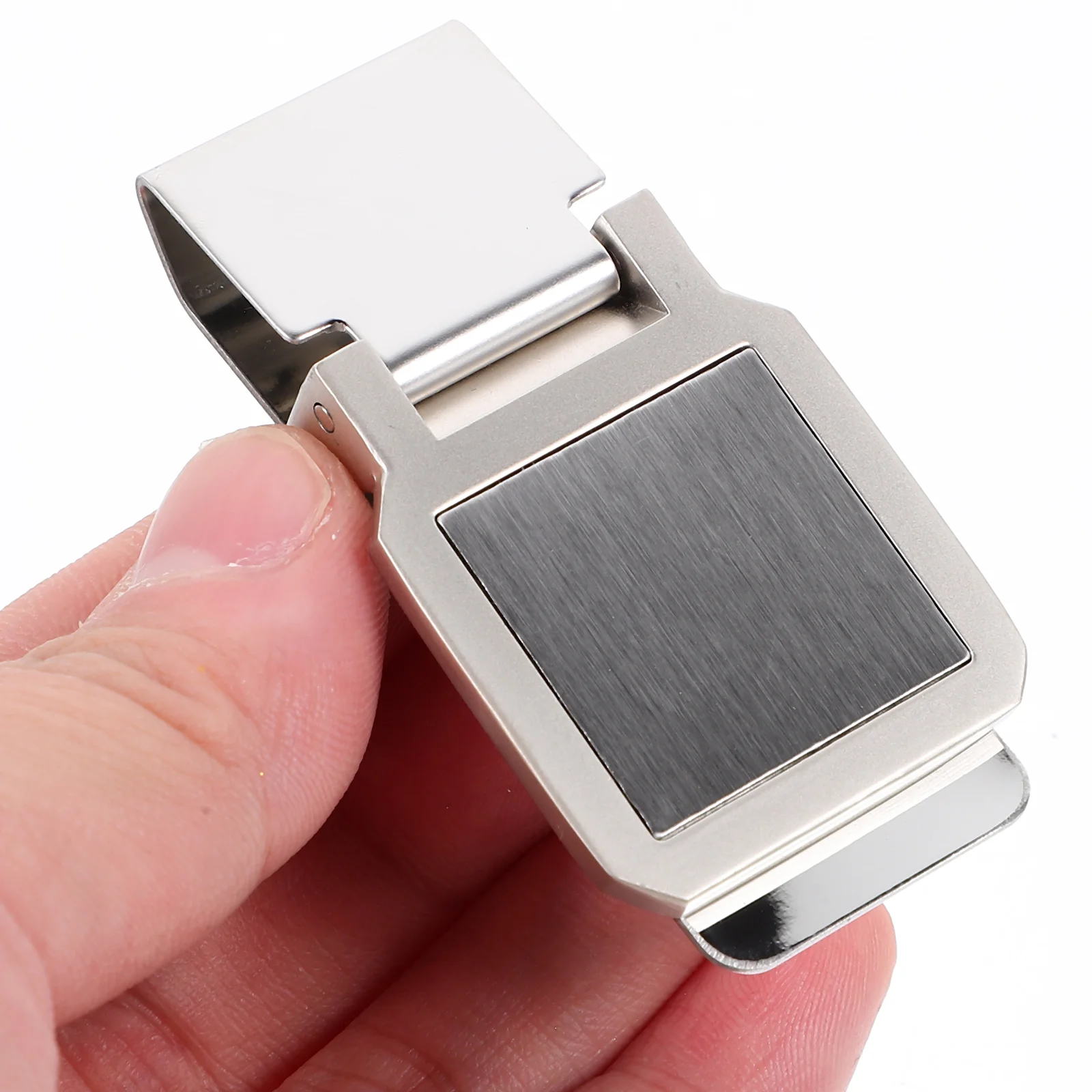 Food Stainless Steel Money Clip Office Men Wallet Highlighter Tightwad Clamp for