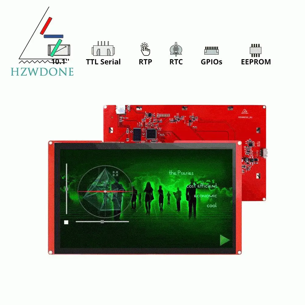 NX1060P101-011R-I/NX1060P101-011C-I-10 1 ”Nextion Intelligent Series HMI Touch Display |