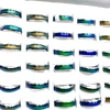 Wholesale 20/100pcs/lot Stainless steel Mood Rings 6mm wide 5