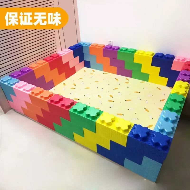 Large Early Education Training EPP Building Block Park Foam Large Children's Castle Indoor Partition Wall Children's Playground for building block toys