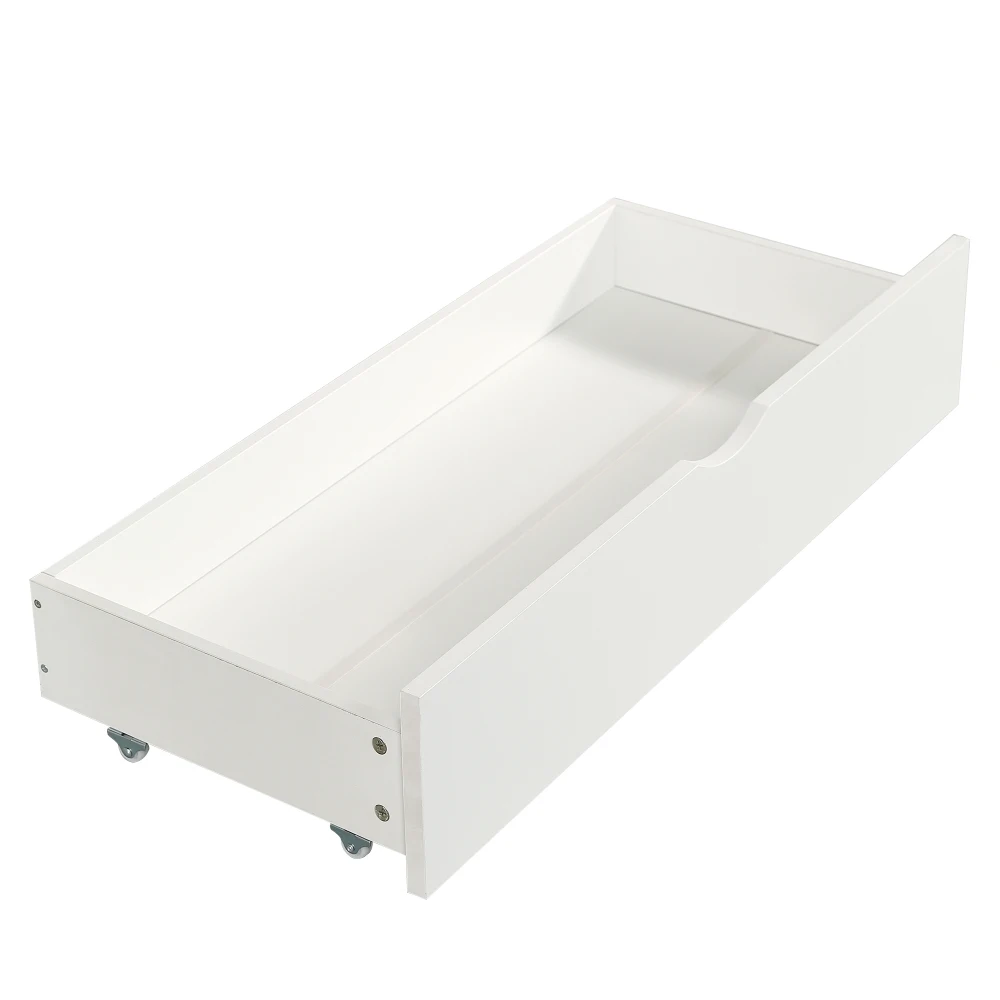 90 x 200 cm und 140 x 200 cm großes Kinder-Etagenbett, mit farbigem Fallschirmgitter, zwei Schubladen, modernes Bett mit Fenster und vierstufiger Leiter – Detail 28