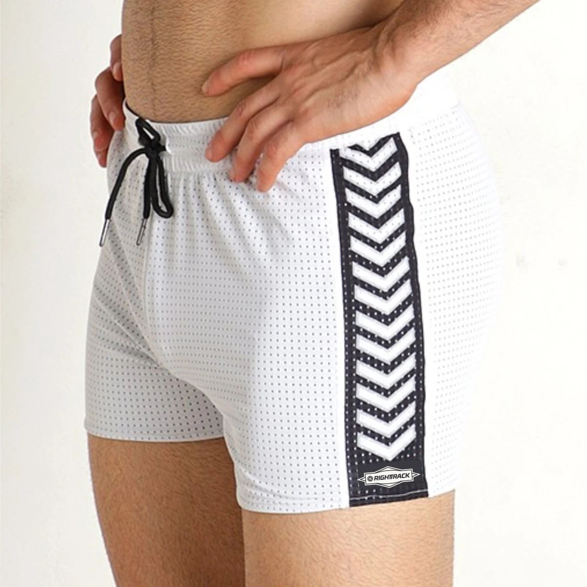 Men's Mesh Spitfire Short RT Running Muscle Gym Pants Bodybuilding Beach Wear ManSexy Play Sleepwear Bottoms 3