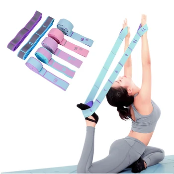 Yoga Resistance Bands Multi-Section Elastic  Adult Child Dance Training Gym Home Pilates Exercise Pull Strap Belt Fitness Sport