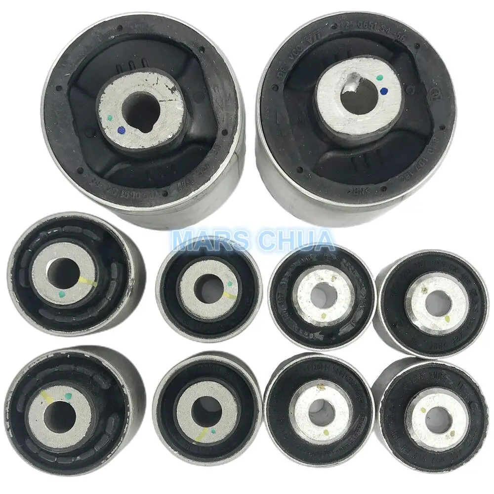Control Arm Bushings Kit 10PCS 4H0407515 8K0 4G0407515 8K0407183F 4E0407181B 4G0407182 for Audi Q5 Front Upper and Lower Control Arm Bushings Kit