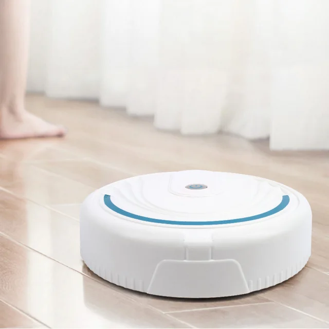 5-in-1 Mini Smart Robotic Wireless Vacuum Cleaner Home Multi-Mode USB Rechargeable Home Sweeper For Wet Dry Carpet Floors 3