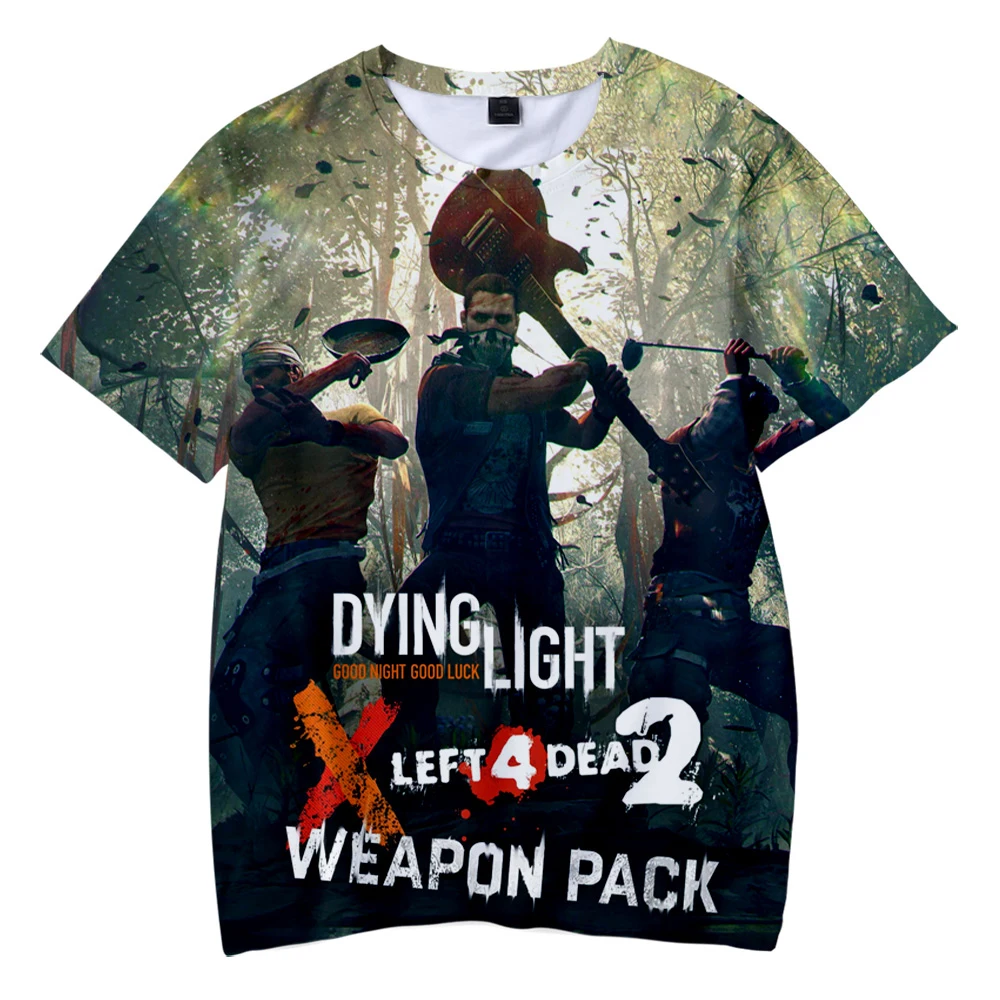 2023 New Hot Game Dying Light Tshirt Girocollo Manica Corta Tee Donna Uomo T-Shirt Dying Light 2 Harajuku Streetwear 3D Clothes
