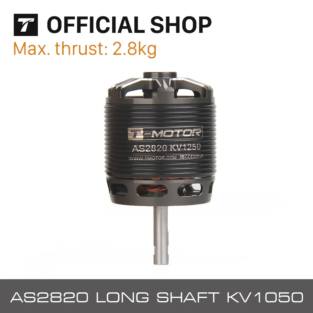 T-мотор AS2820 AS 2820 Бесщеточный двигатель с длинным валом KV880 KV1050 KV1250, специально разработанный для 20-30E 3D и F3A thumbnail 5
