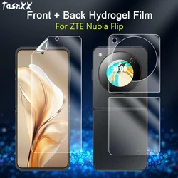 Ultra Clear Full Cover Soft Hydrogel Screen Protector - Front/Back Repairable Film for 3 Pack (Libero Flip)