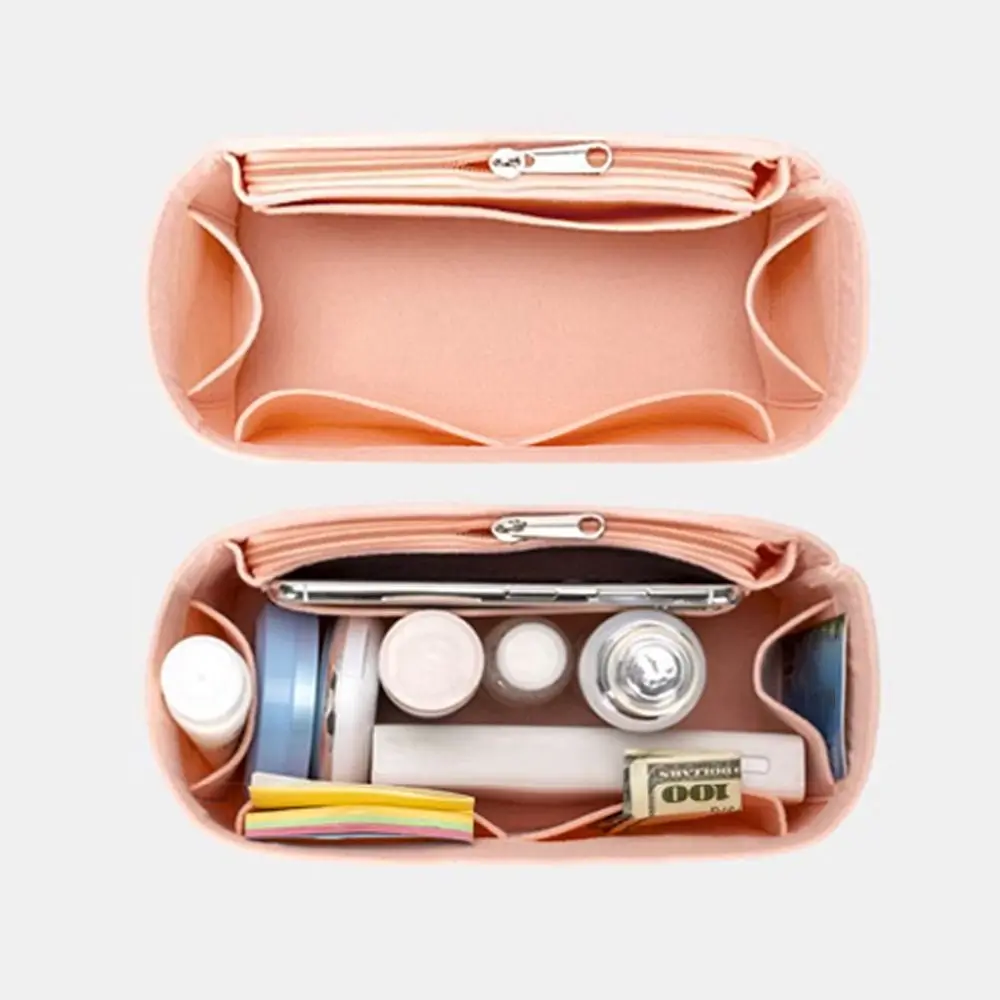 Felt Handbag Insert Bag Large Capacity Bag Support Purse Liner Storage Organization Multi-Pocket Internal Bag for Loewe Puzzle