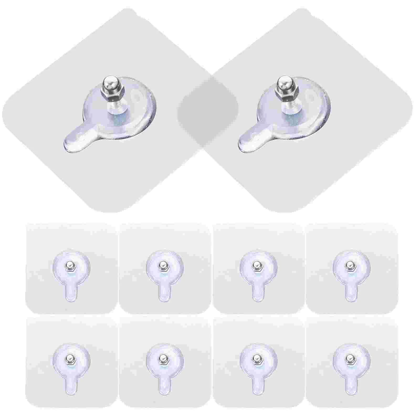 

Punch-Free Non-Marking Screw Stickers Wall Picture Hook Invisible Traceless Hardwall Drywall Picture Hanging Kit