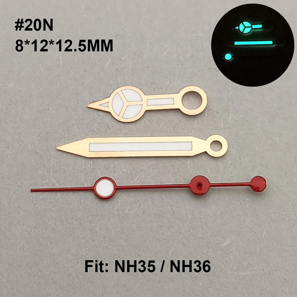 Luminous 12.5mm Watch Hands - Premium Watch Accessories