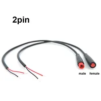 6mm M6 2/3/4/5 Pin core male female Julet Electric ebike Butt Plug power Cable Connector waterproof Scooter Brake Signal Sensor - Image 5