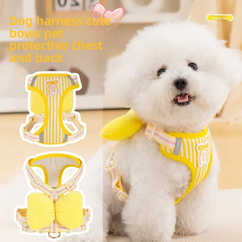 All-Season No-Pull Dog Harness with Bow