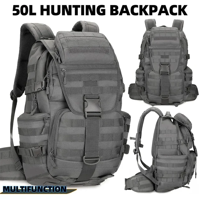 High Quality Military Tactical Backpack Waterproof Hunting Bag Outdoor Hunting Backpack Large Capacity Hunting Day Pack Mochila 3