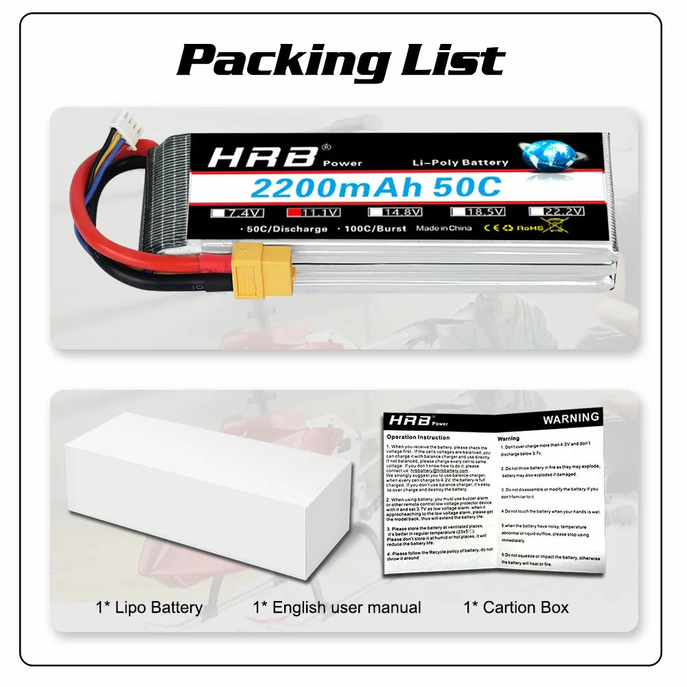 Angle view of the RC battery showing its protective outer shell