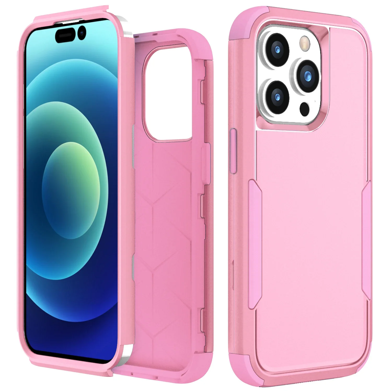 Hybrid Heavy Duty Armor 3-in-1 Military Shockproof Phone Case