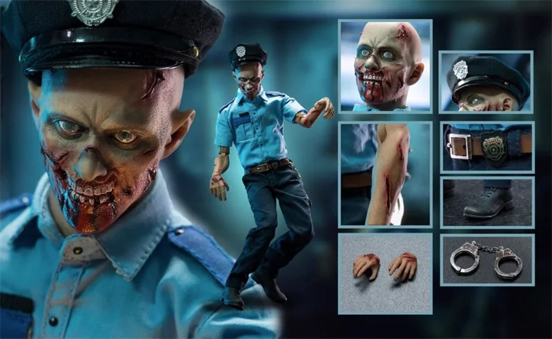 

7CC TOYS NO07 1/6 Male Soldier ZOMBIE COP High Quality Full Set 12'' Action Figures Model In Stock For Fans Collection