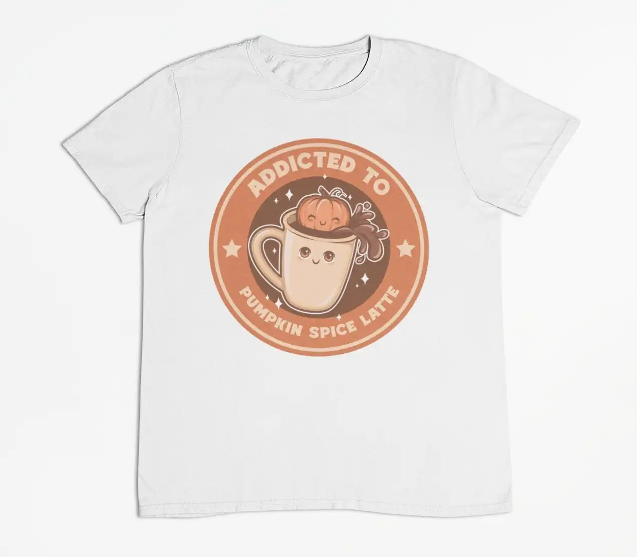 Pumpkin Spice Latte T Shirt / Coffee Addict Espresso Coffee Lover Gift Unisex Soft Premium Cotton