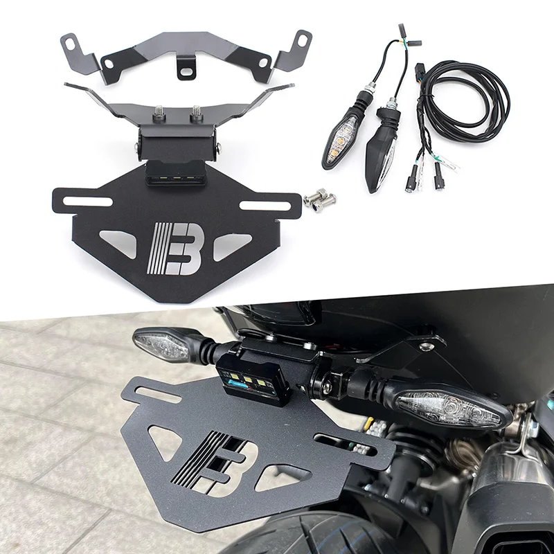 For CFMOTO 800NK 2023 Motorcycle Rear License Plate Mount Holder