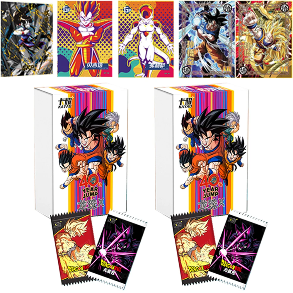 

KaYao Dragon Ball Z Cards Shiny Son Goku Saiyan Vegeta Anime Trading Battle Booster Box Tcg CCg GameCollection Card Gift Toy