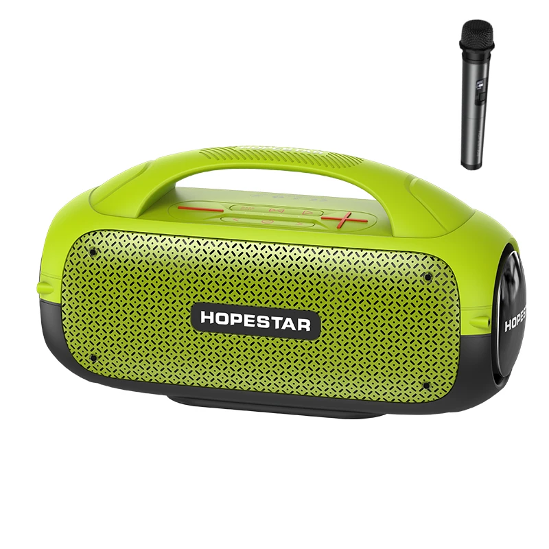 

Для Hopestar A50 IPX6 водонепроницаемые стерео беспроводные колонки с RGB светильник 80W караоке микрофон