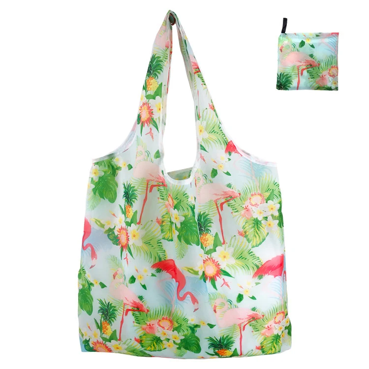 Floral Eco-Friendly Reusable Shopper Tote Bag