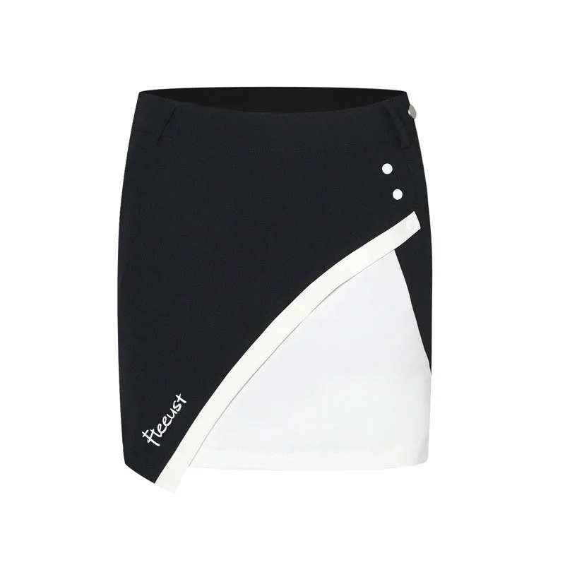 

Korean Summer Golf Clothing Women's Short Skirt for Sports Leisure Anti Glare Umbrella Skirt Waist Slimming Golf Half Skirt