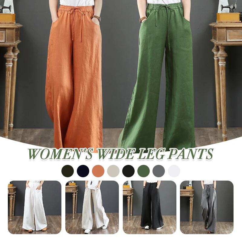 Рисунок 6 - Брюки женские льняные с широкими штанинами