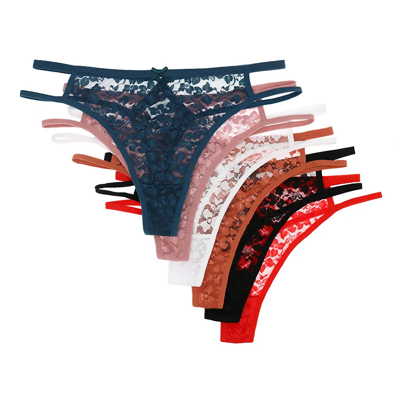 

Large S-2XL Low Waist Lace thong Hollow Out Women's Underwear