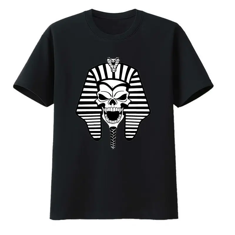 

Sphinx Skull Cotton T-shirt Novelty Breathable Cool Leisure Top Y2k Harajuku Street Fashion Men's Clothing Mens T-shirts Tshirt