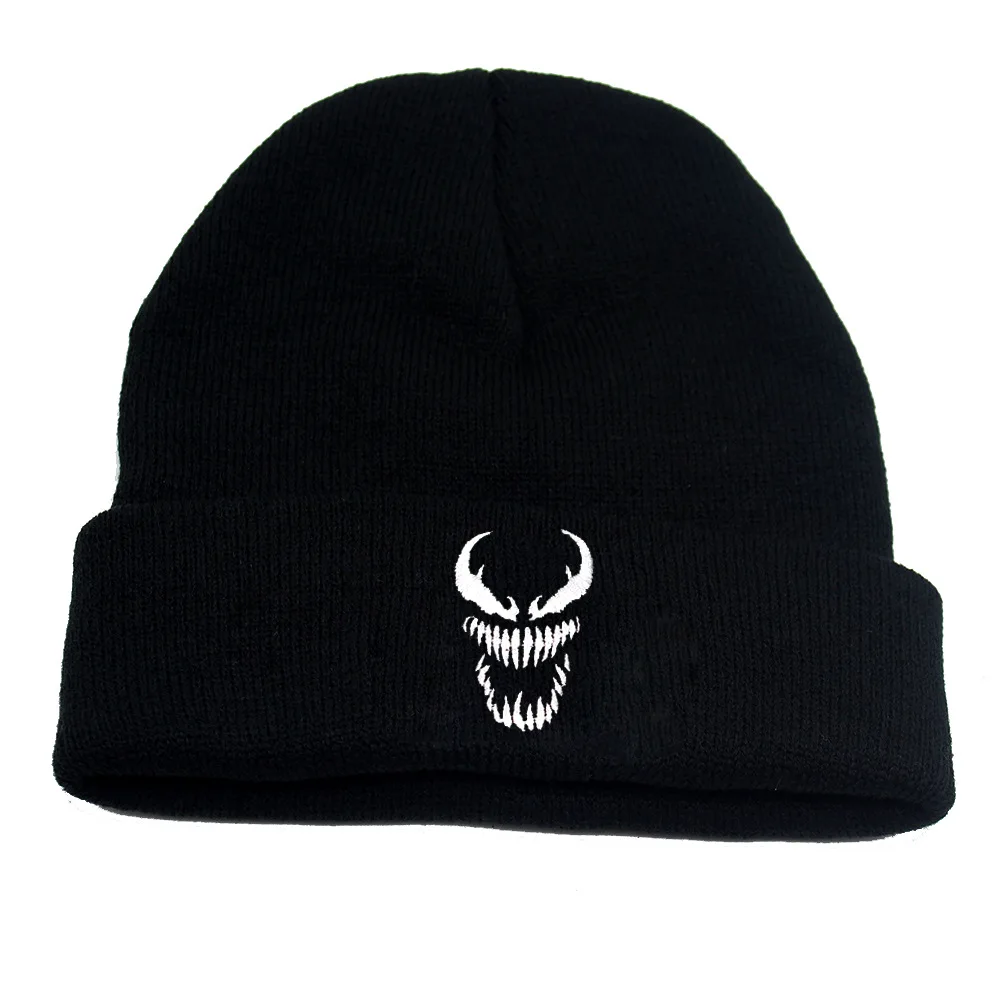 Venom Beanie Hat XMAS Women Men Venom vs Spiderman Cosplay Hat