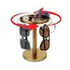 Rotating Sunglass Organizer Eye Glass Display Stand 360-degree Rotation With Tray Jewelry Storage Organizer Detachable Home 4