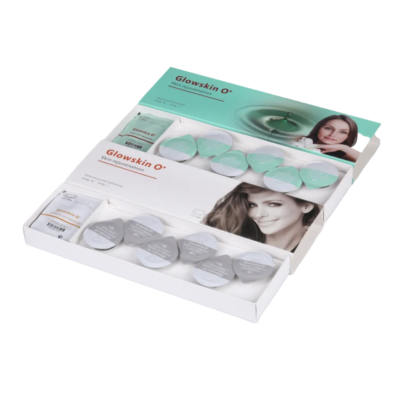 Co2 Oxygen Pods Bubble Machine Consumable Capsule Serum Gel Kit for Facial Rejuvenation Lightening Brightening Gel for pollog