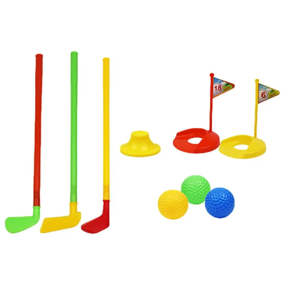 VGEBY Kit de jeu de mini-golf intérieur avec jouet avec chaises vertes pour  balle de putter pour enfants, ensemble de jeu d'intérieur, ensemble de mini- jeu 