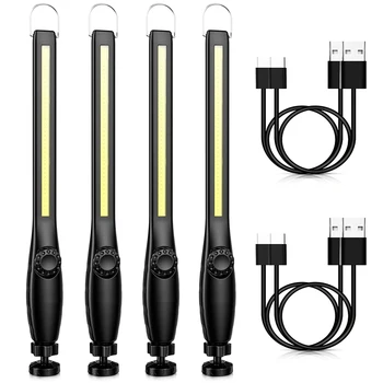 COB LED 손전등 마그네틱 작업등, USB 충전식 토치 후크, 휴대용 랜턴 검사 조명, 캠핑 자동차 수리 램프, 신제품